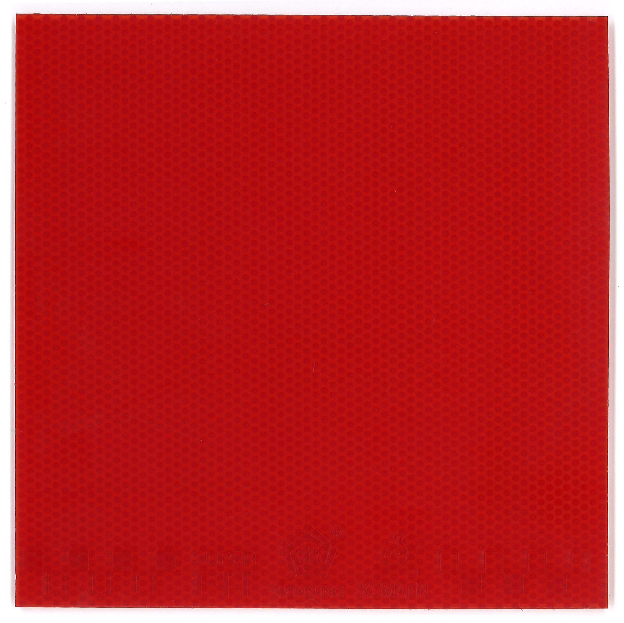 winning red super fit table tennis rubber sheet