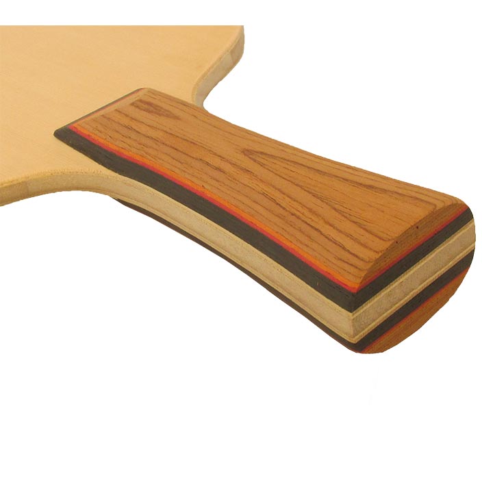 detro table tennis blade handle diagonal view