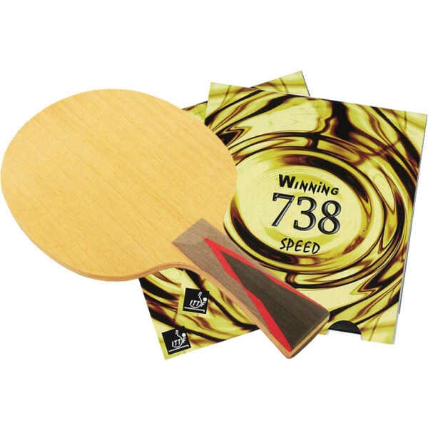 Detro 7 chd table tennis bladde with winning 738 rubber